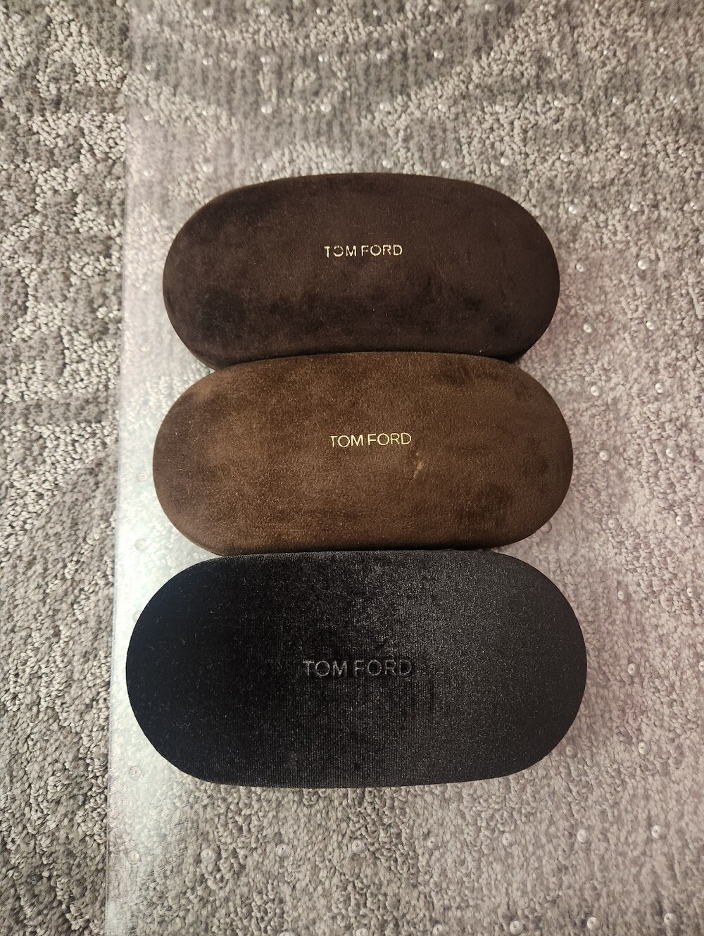 3 Tom Ford Sunglasses Case